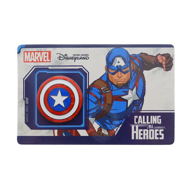 CALLING-ALL-HEROES - Captain America Mini Pin